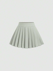 Conjunto de 2 piezas de chaqueta de punto elegante de lujo con botones decorados y minifalda plisada para mujer de Sweetra, ideal para fiesta, estilo Y2K.