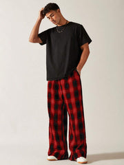 SWAVVY Men's Woven Pants, Minimalist Fashion Suitable For Summer, School