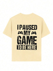 Tween Boy Casual Graphic Print Round Neck Short Sleeve T-Shirt Summer Top