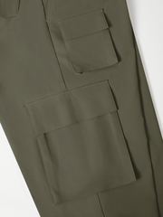 TECCULI Breathable Men's Casual Cargo Pants - Loose Fit, Multiple Pockets, Versatile & Stylish for SpringFall