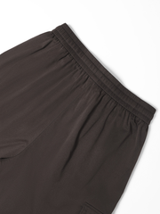 Pantalones sencillos TECCULI Manfinity EMRG para hombre, holgados, largos, con cordón, cargo, lisos, para salir y volver al cole.