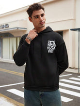 Manfinity Dauomo Men's Simple Printed Pullover Hoodie