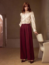 MOTF PREMIUM FOLD PLEATED PINTUCK SUIT PANTS