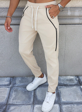 TECCULI Men's casual sports trousers, casual street style sports trousers