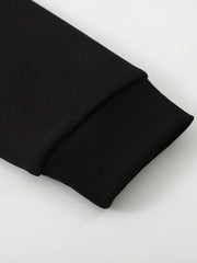 Manfinity Hypemode Men's Loose Fit Teddy Bear & Slogan Graphic Two Tone Thermal Lined Sweatshirt Clothes Bear Hoodie Winnie Pooh