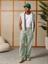 SUMWON Pantalones anchos a rayas para estar por casa, informales, holgados, con cordón, estilo skater, cómodos, para primavera y otoño