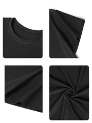 Camiseta de manga corta con estampado de palmera y cara sonriente para niño preadolescente, ideal para jugar en la playa.