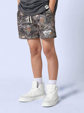 SUMWON Wild Tribe Outdoor Adventure Camo Print Shorts, Elastic Waistband Athletic Hiking Camping Summer Sport Comfort Shorts For Boys Youth Teen