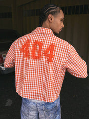 Camisa de manga corta a cuadros para hombre AXEPEAK, ideal para verano, edición urbana