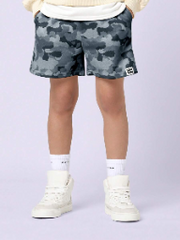 SUMWON Camouflage Pull-On Athletic Shorts Elastic Waistband Comfortable Workout Training Running Summer Activewear Youth Performance Sport Shorts