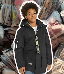 Boys' autumn & winter wholesale mixed stock assortment (100 pcs).