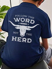 1 camiseta informal de manga corta con estampado para niño preadolescente, ideal para los amantes del deporte.