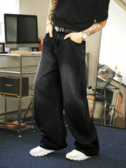 Vaqueros holgados de corte relajado, lavados, estilo retro Y2K, de Manfinity Hypemode, para hombre