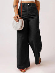 TECCULI EMERY ROSE Plus Size Women Medium Wash Casual Street Washed Denim Jeans