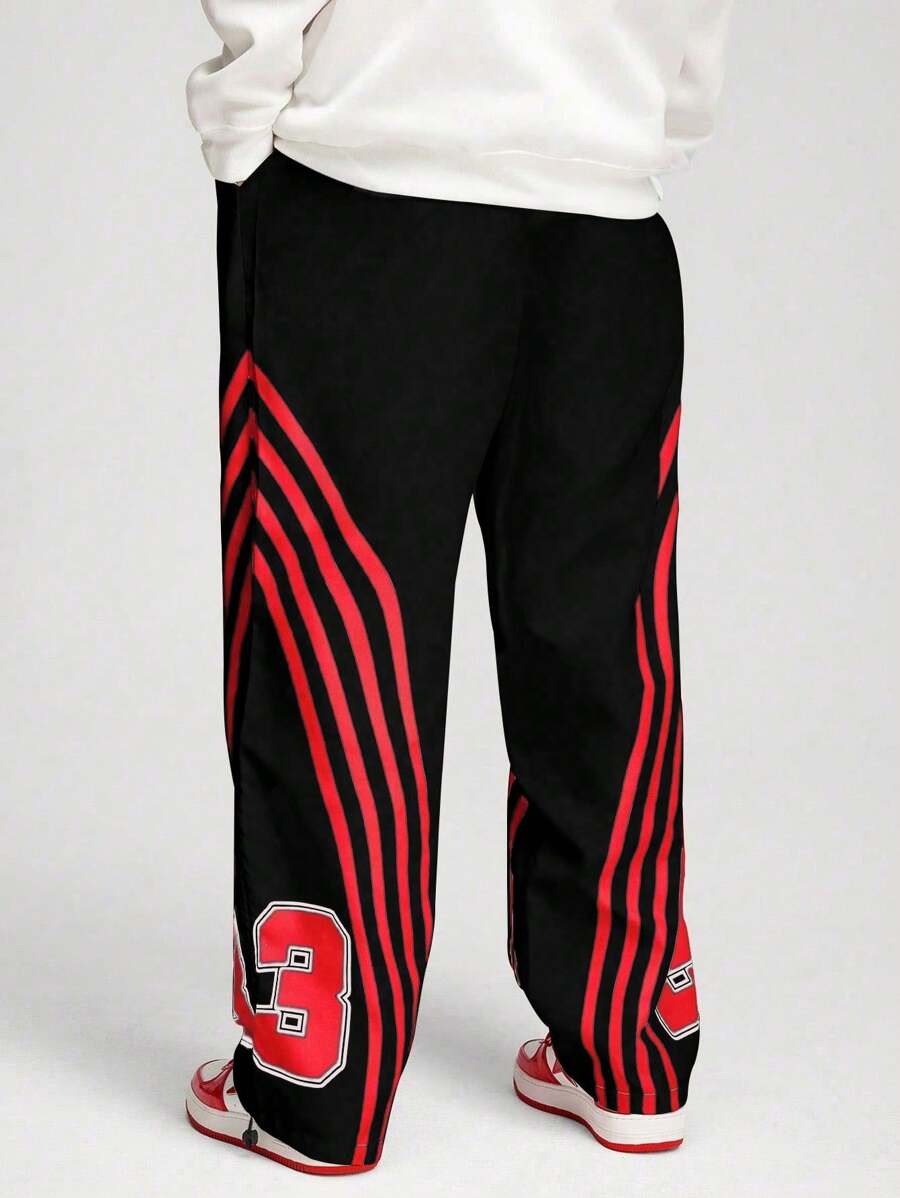 ROMWE MEN Street Life Men's Casual Simple And Fashionable Pants, For Everyday Wear
