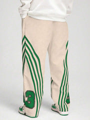 ROMWE MEN Street Life Men's Casual Simple And Fashionable Pants, For Everyday Wear