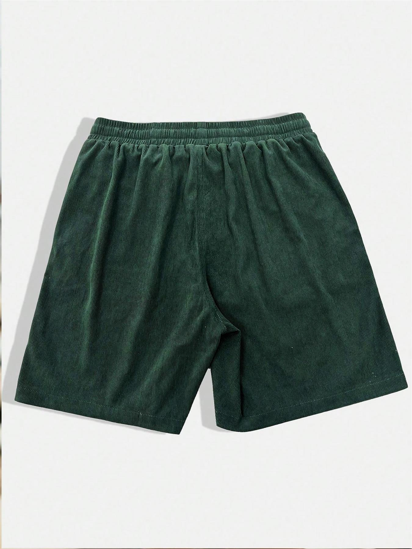 TECCULI Men's Casual Plain Bermuda Shorts, Fashionable & Suitable For Everyday Wear