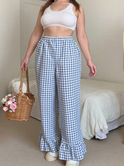 Pantalones casuales sencillos de moda para uso diario para mujer de INAWLY