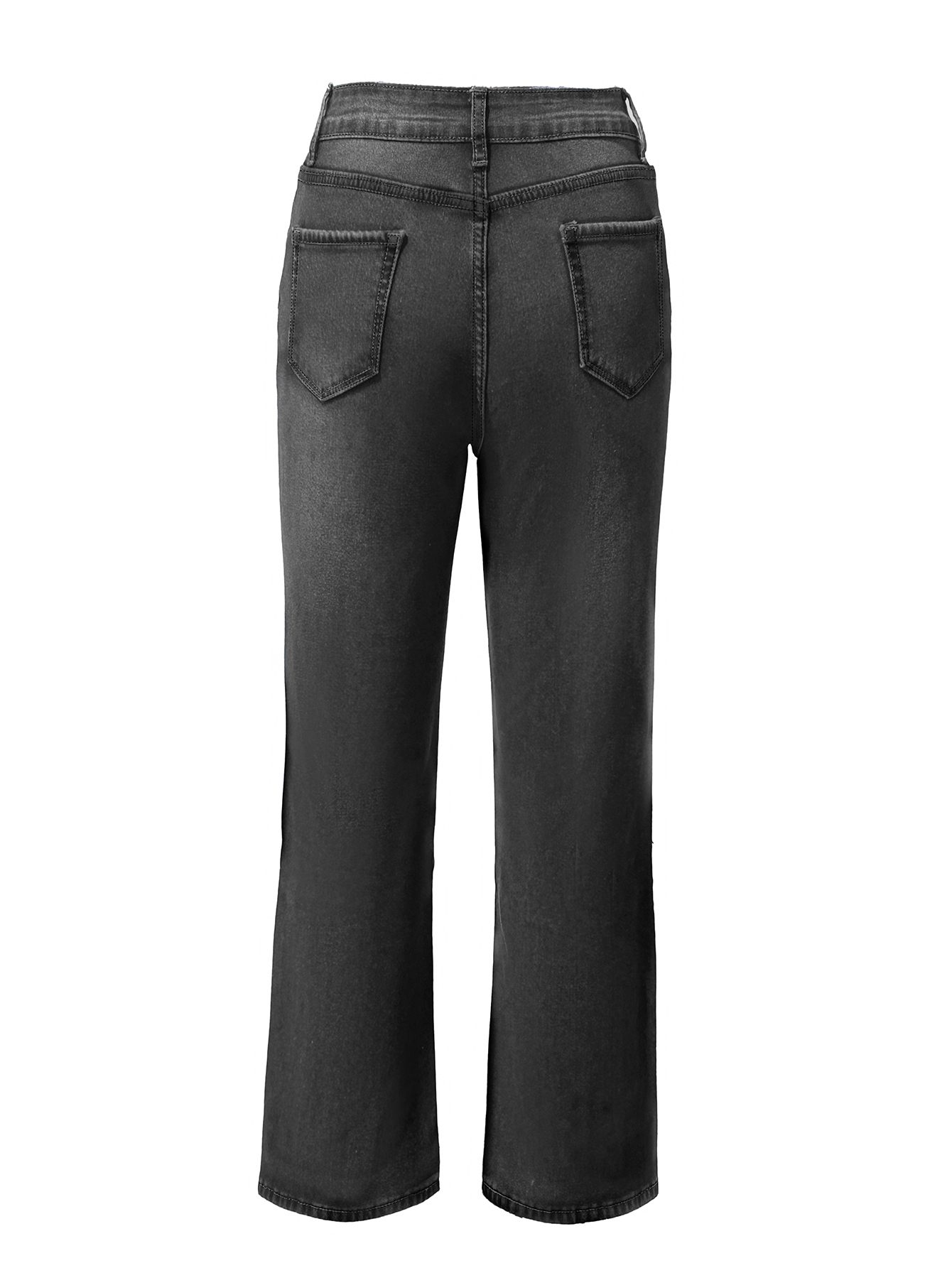 Pantalones vaqueros ajustados de corte entallado con forro térmico de invierno para mujer de TECCULI, de largo 78, estilo