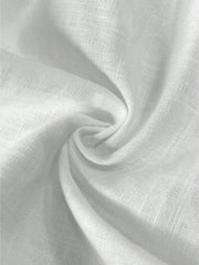 Camisola de tirantes sexy informal de lino blanco estilo bohemio para mujer, con cuello en V, ideal para festivales de música, conciertos, fiestas de Coachella, ideal para uso diario en primavera y verano, para chicas jóvenes y atuendos rave. 