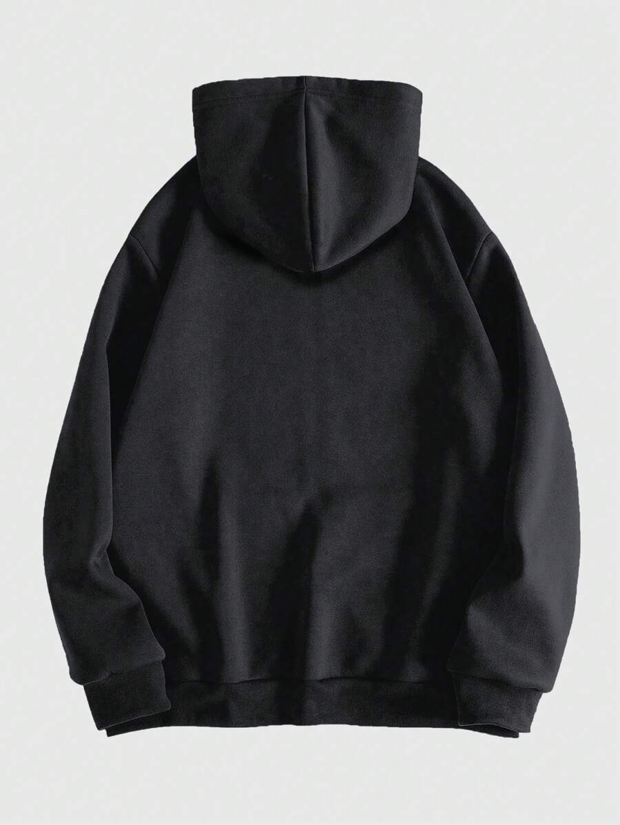 Sudadera gótica de manga larga ROMWE MEN (disponible) - Sudadera minimalista, moderna e informal para uso diario
