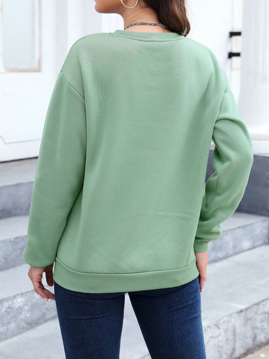 Sudadera con hombros caídos y estampado de corazones de INAWLY, camisetas de manga larga para graduación, atuendos para la vuelta al cole, trajes de profesora para mujer, ropa para la vuelta al cole.