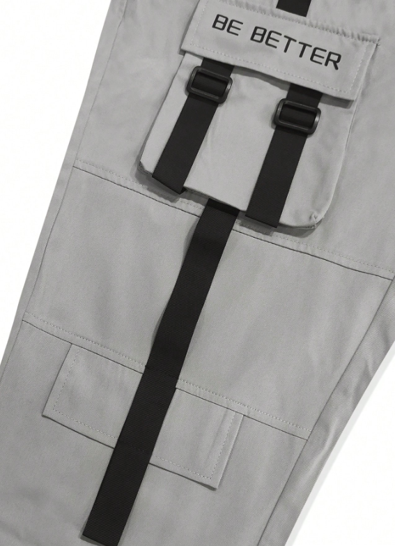 Pantalones deportivos TECCULI para hombre, elegantes, lisos y con bolsillos, ropa informal y transpirable para paseos por la ciudad, actividades al aire libre y calle.