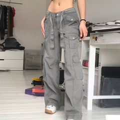 Pantalones tácticos casuales TECCULI para mujer, de pierna recta, para escalada de montaña, para primavera y verano, nuevos pantalones largos de trabajo.