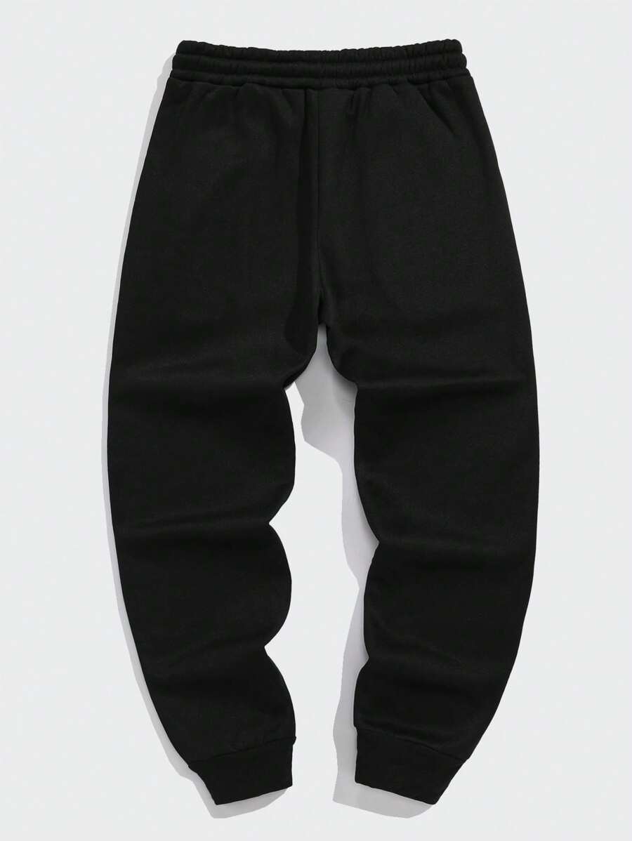 Pantalones casuales con cordón y estampados para hombre, ideales para fiestas