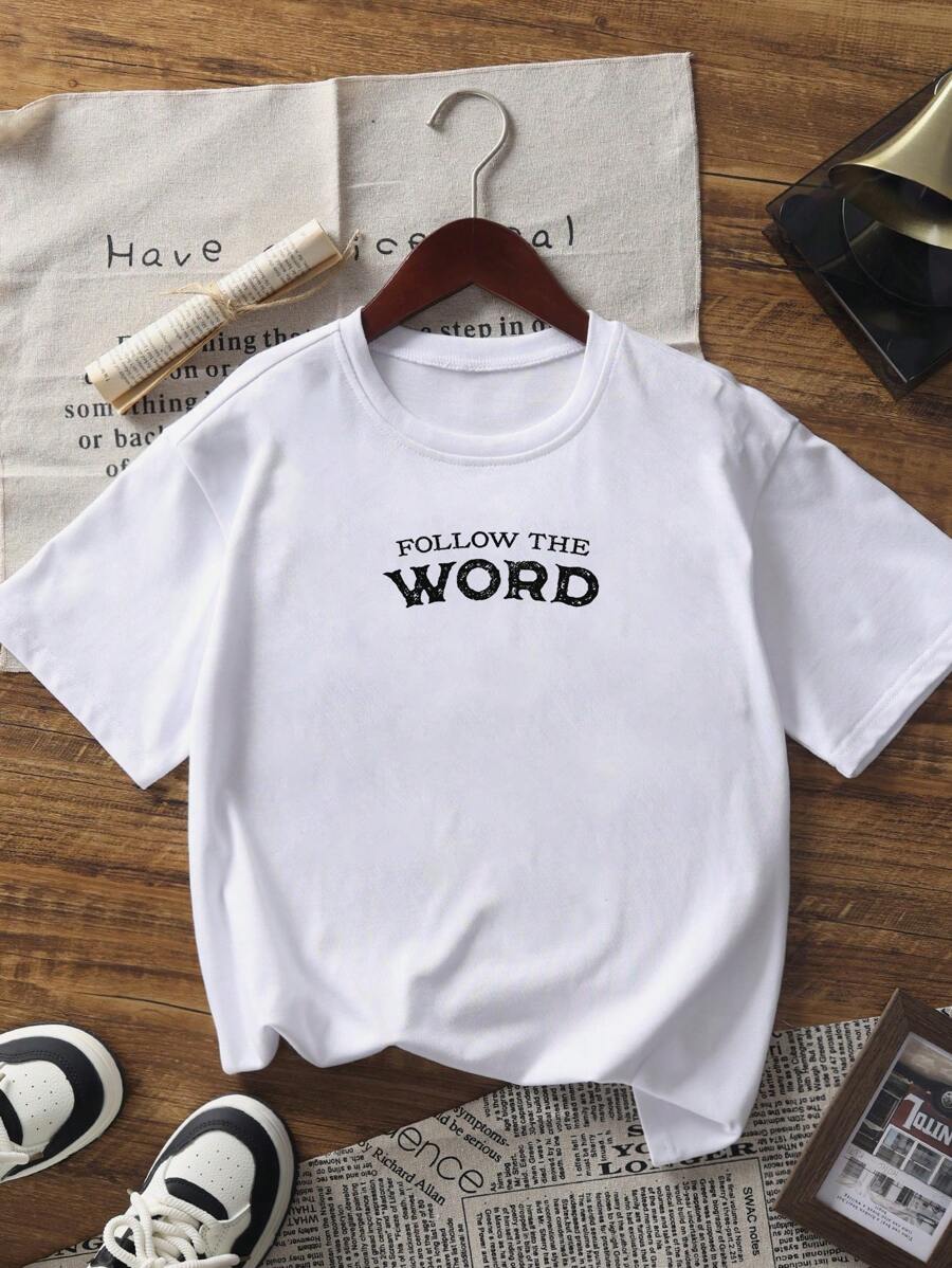 1 camiseta informal de manga corta con estampado para niño preadolescente, ideal para los amantes del deporte.