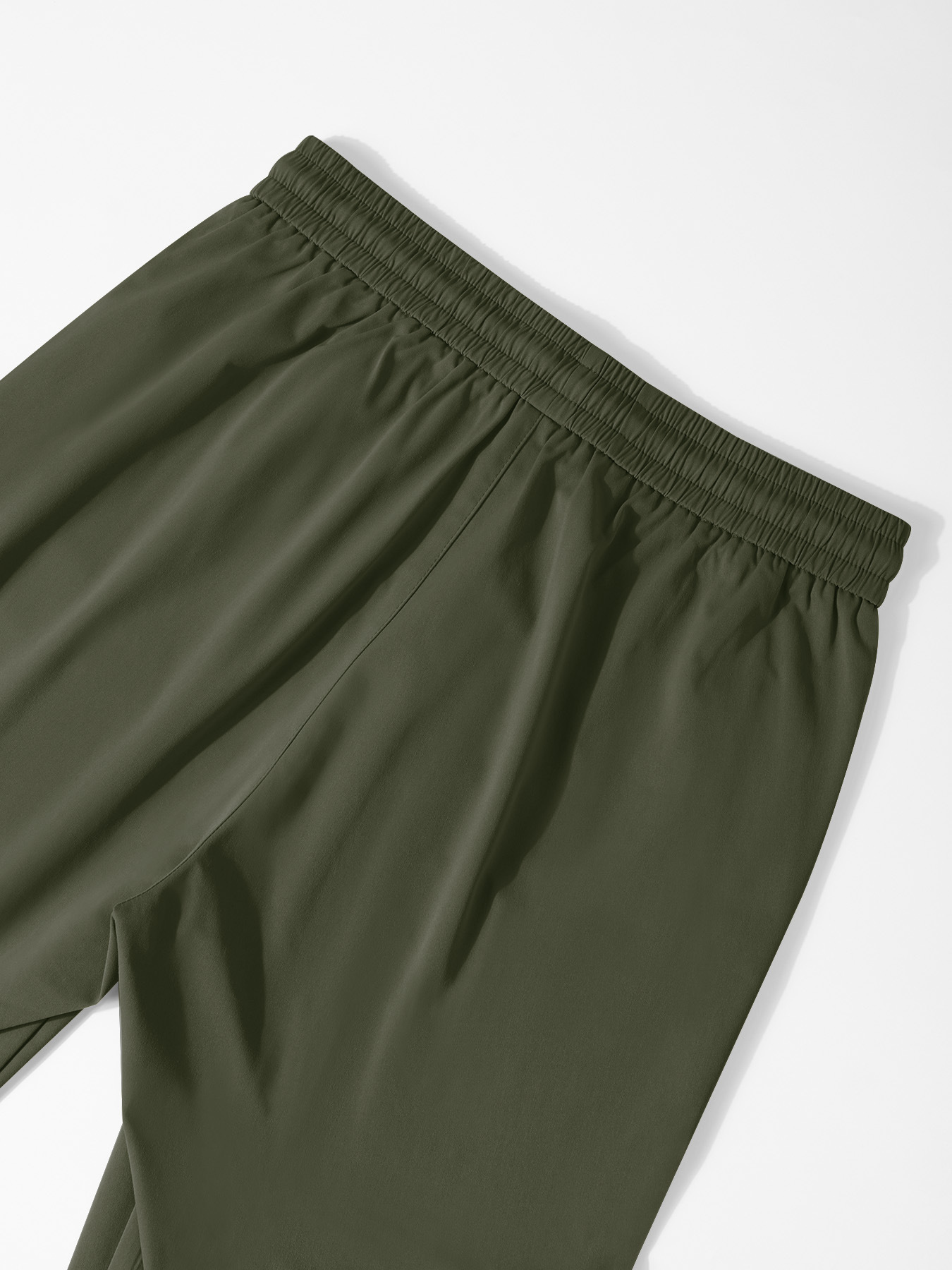 Pantalones cargo gris claro TECCULI para hombre con múltiples bolsillos, bolsillos con solapa y cintura con cordón lateral - Pantalones urbanos de poliéster cómodos para salidas informales, bolsillos funcionales informales de calle, cómodos y ajustados