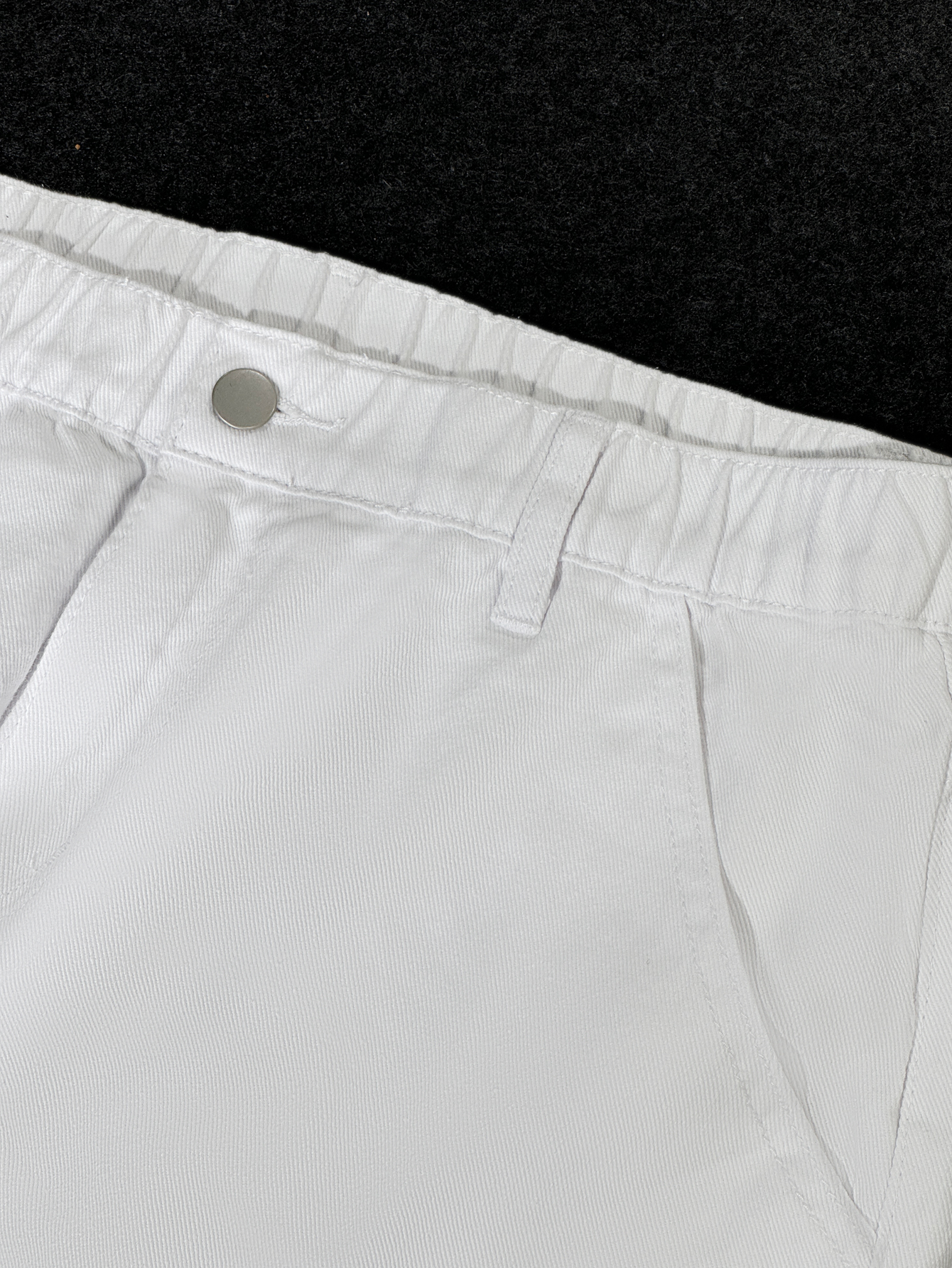 Pantalones elásticos de cintura alta y pierna recta TECCULI para mujer, ideales para uso diario, casual y vacaciones, verano.