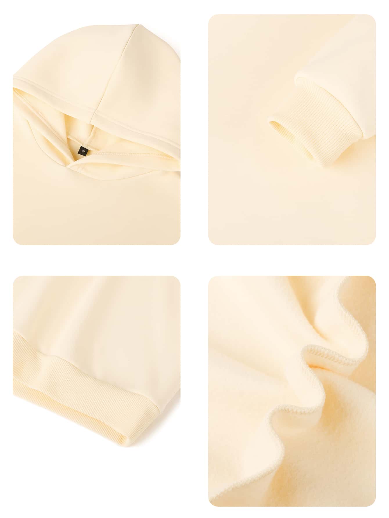 Sudadera informal con capucha para niño preadolescente con estampado de cocoteros, forro térmico grueso para otoño e invierno, ideal para niños activos.