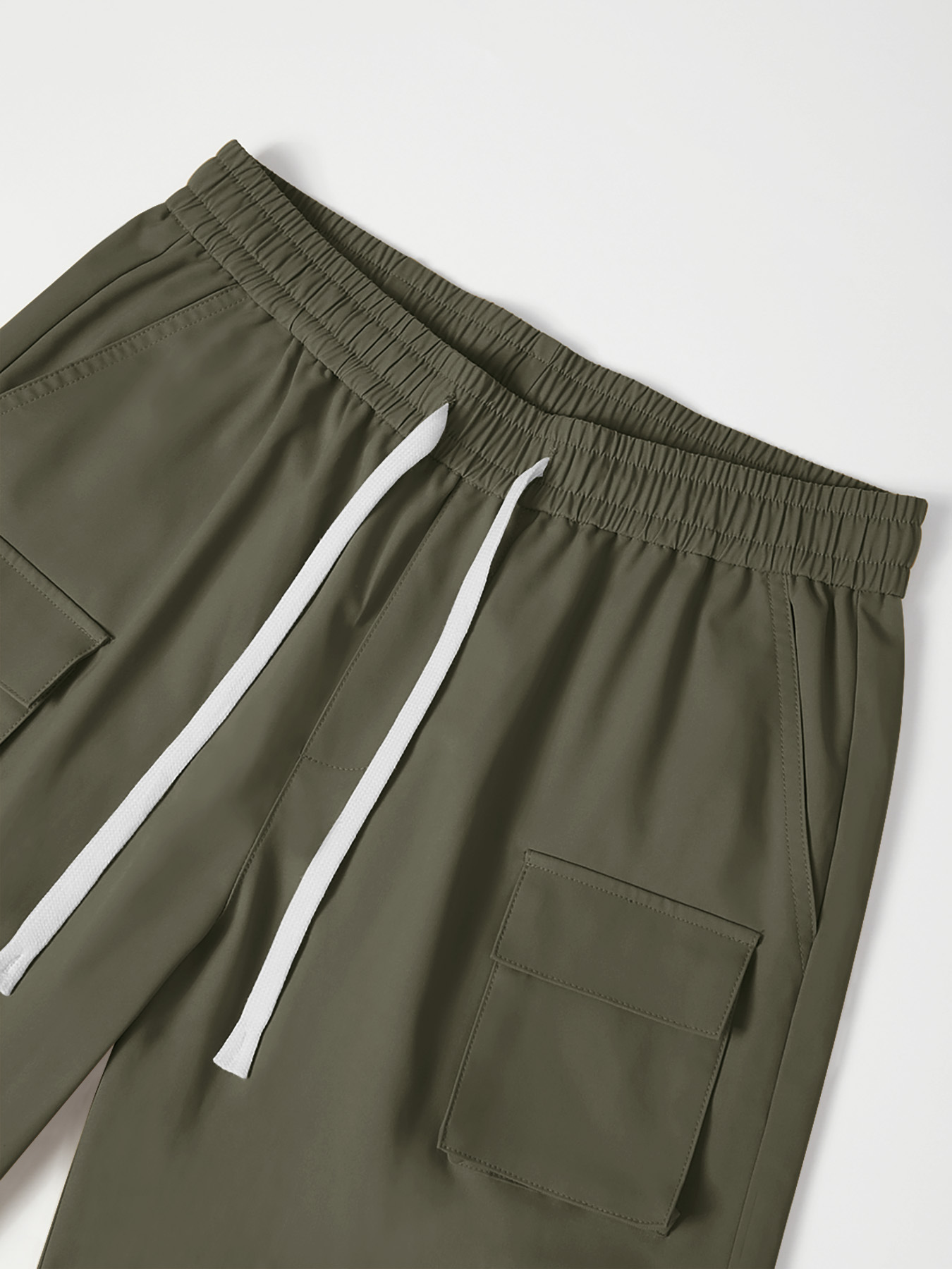 Pantalones cargo casuales transpirables TECCULI para hombre: corte holgado, múltiples bolsillos, versátiles y elegantes para primavera y otoño.