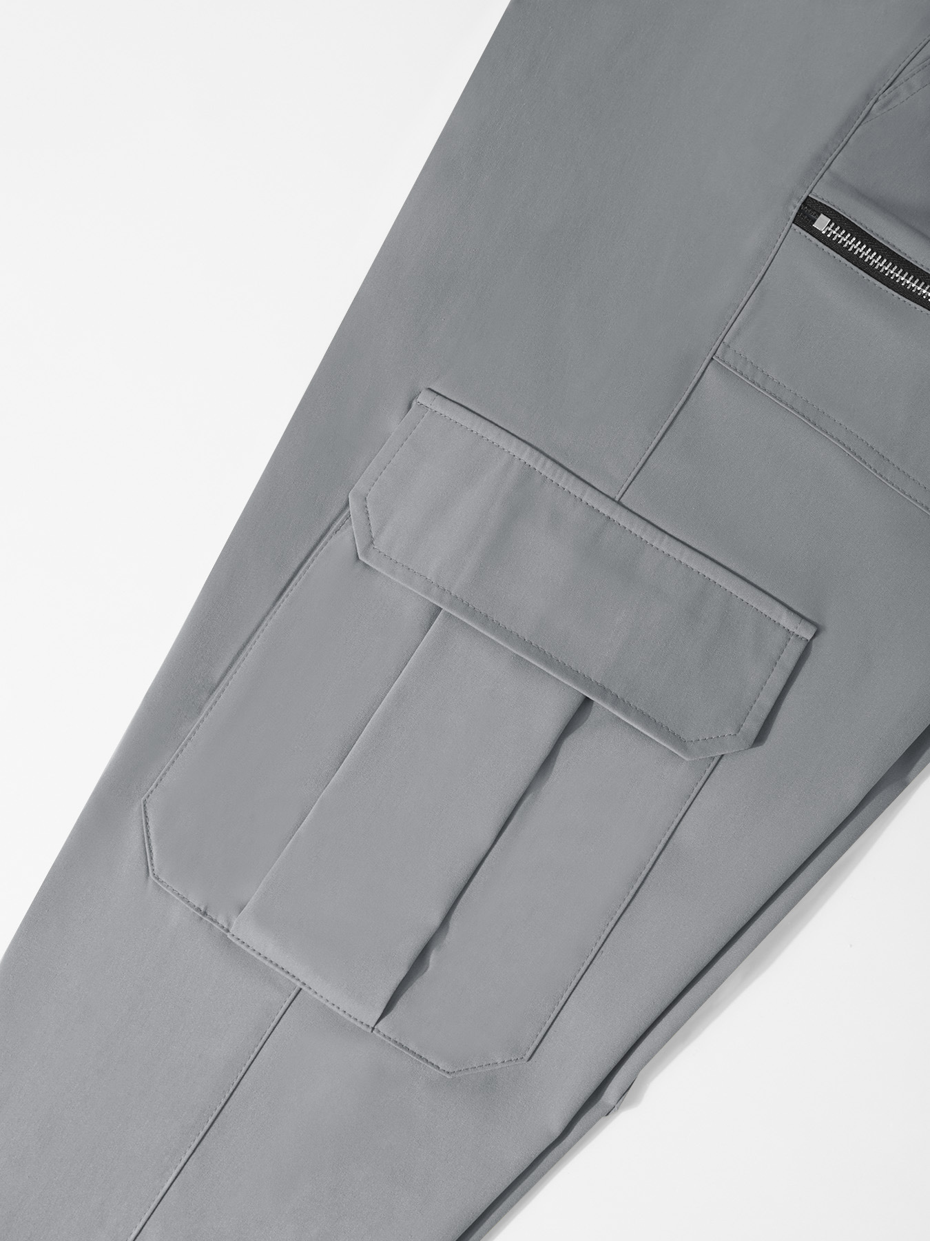 Pantalones cargo holgados TECCULI Manfinity Hypemode para hombre con bolsillos de solapa, cintura con cordón y bolsillos laterales, ideal para la vuelta al cole.