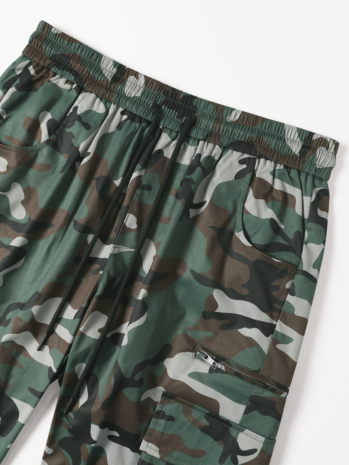 Pantalones cargo de camuflaje TECCULI, pantalones cargo de camuflaje multifuncionales para hombre, corte corto para senderismo, camping y trabajo al aire libre, primavera y otoño.