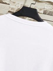 Sudadera térmica con forro y estampado de letras para hombre Manfinity Dauomo