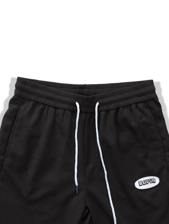 Pantalones deportivos TECCULI Street Style Retro con cordón ajustable para hombre, cómodos pantalones deportivos holgados de algodón para primavera y otoño, pantalones deportivos casuales y modernos.