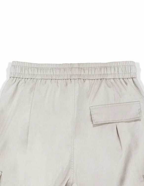 Pantalones cargo TECCULI con múltiples bolsillos para hombre, informales, holgados y con cordón, ideales para todas las estaciones, al aire libre, ocio y trabajo.