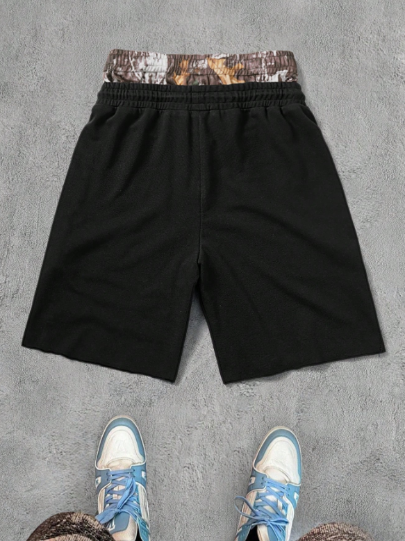 TECCULI - Pantalones cortos vaqueros para hombre, estilo retro, informal, versátil, estilo americano, de verano, de sección fina, lavados, estilo urbano, para hombre