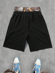 TECCULI - Pantalones cortos vaqueros para hombre, estilo retro, informal, versátil, estilo americano, de verano, de sección fina, lavados, estilo urbano, para hombre