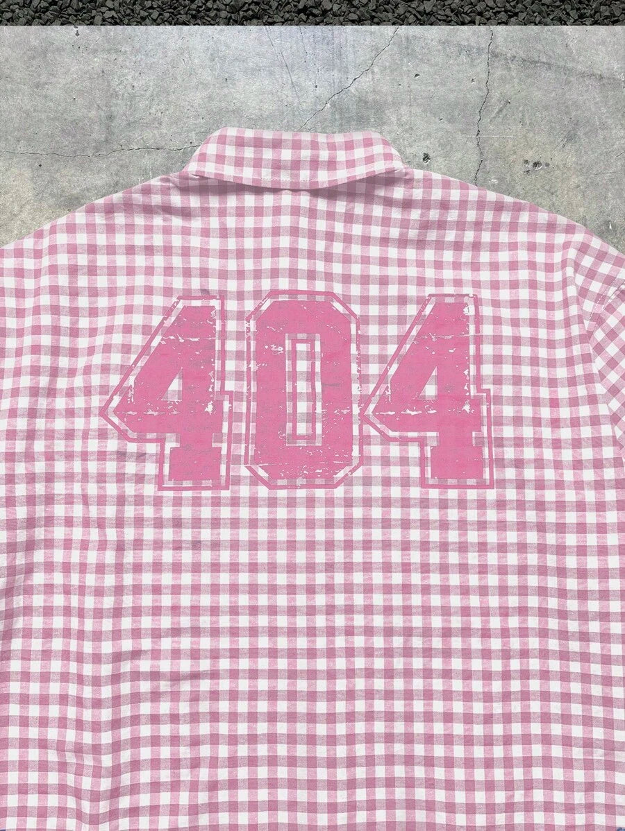 Camisa de manga corta a cuadros para hombre AXEPEAK, ideal para verano, edición urbana
