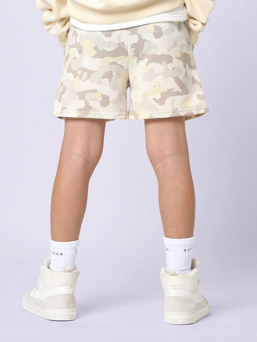 Pantalones cortos deportivos de camuflaje SUMWON con cintura elástica, cómodos para entrenar, correr y verano, ropa deportiva de alto rendimiento para jóvenes.