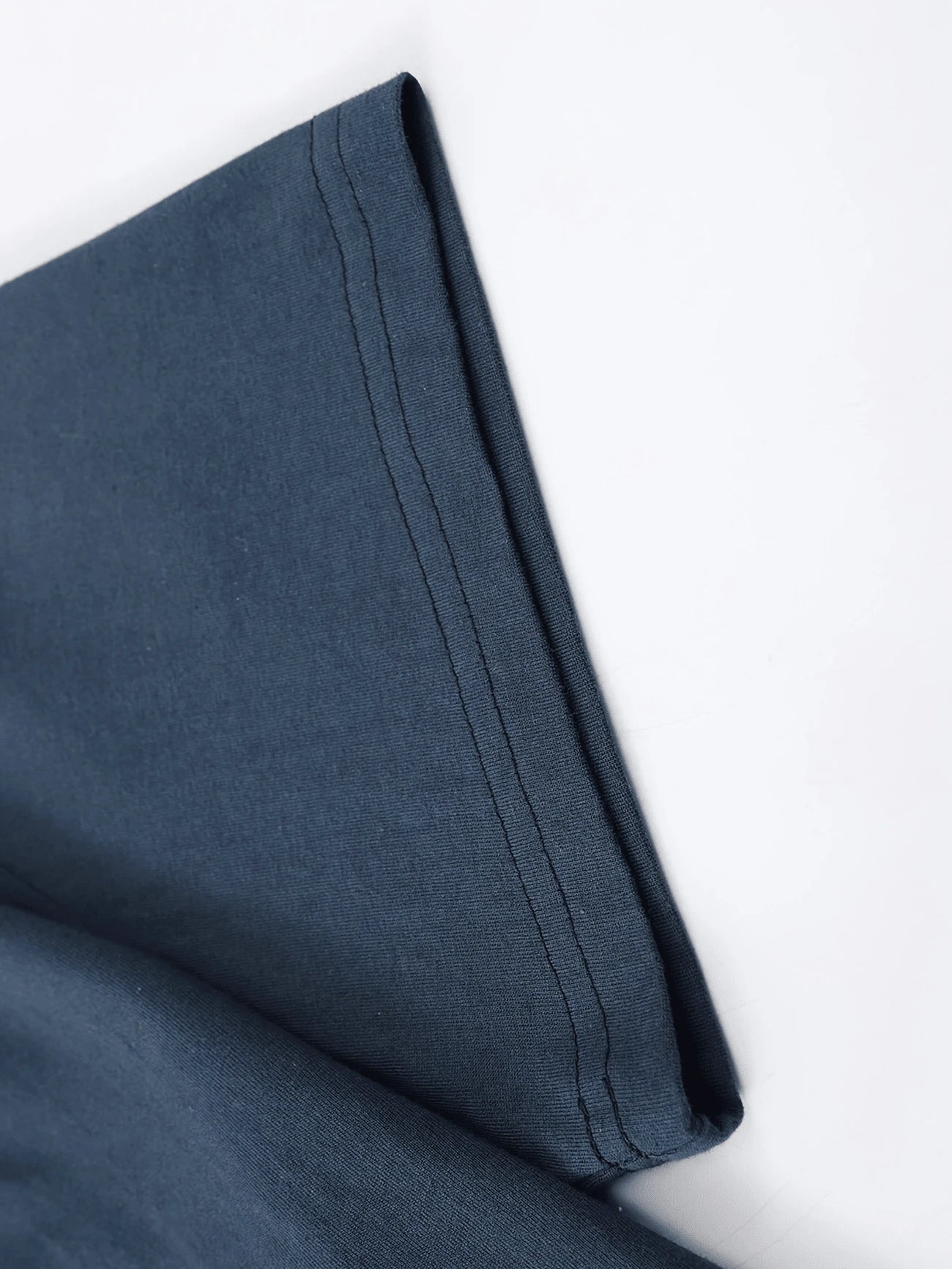 Camiseta de algodón para hombre con estampado "Dios abrirá la puerta" - Azul marino, cuello redondo informal, manga corta, versión holgada, ideal para viajes y uso casual, cómoda y moderna para el día a día.