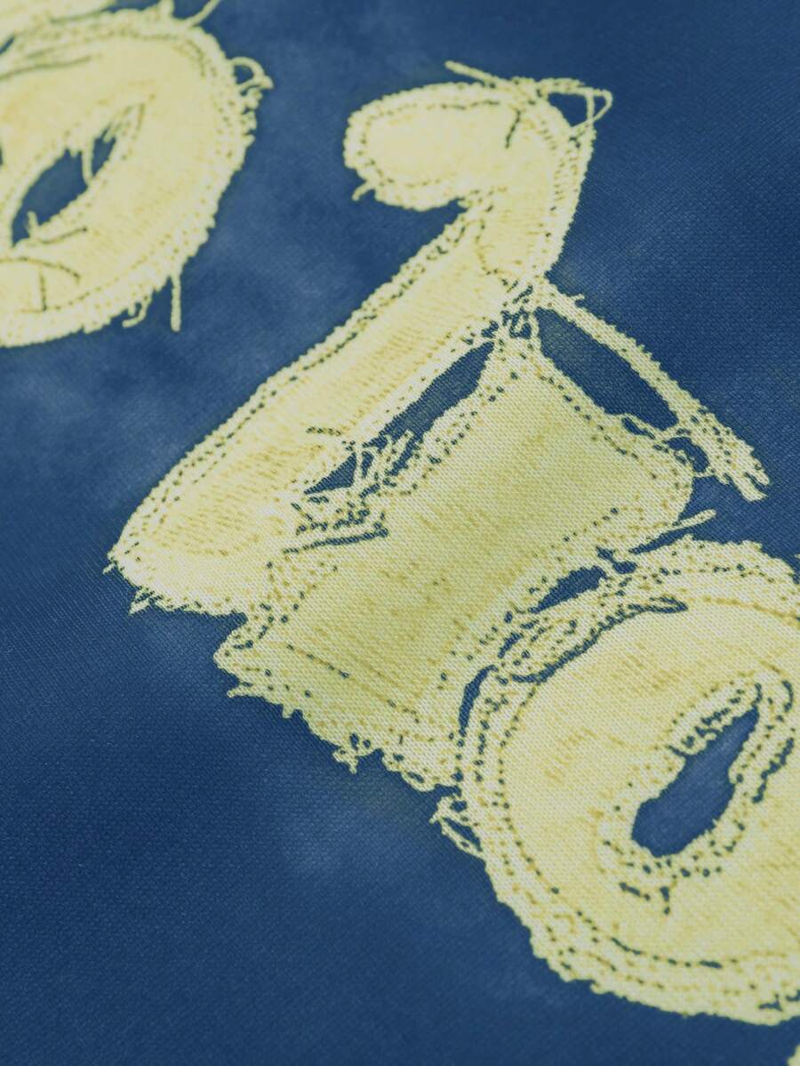 Pantalones deportivos casuales con bolsillos y estampado de letras y lazo delantero para hombre de Manfinity Streetrush, para uso diario, para fiestas