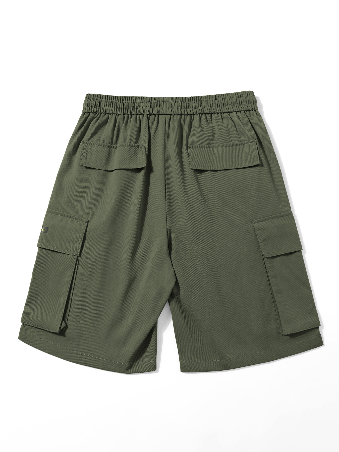 Pantalones cortos casuales TECCULI Manfinity Dauomo para hombre, con cintura con cordón ajustable y bolsillos cargo, para la vuelta al cole