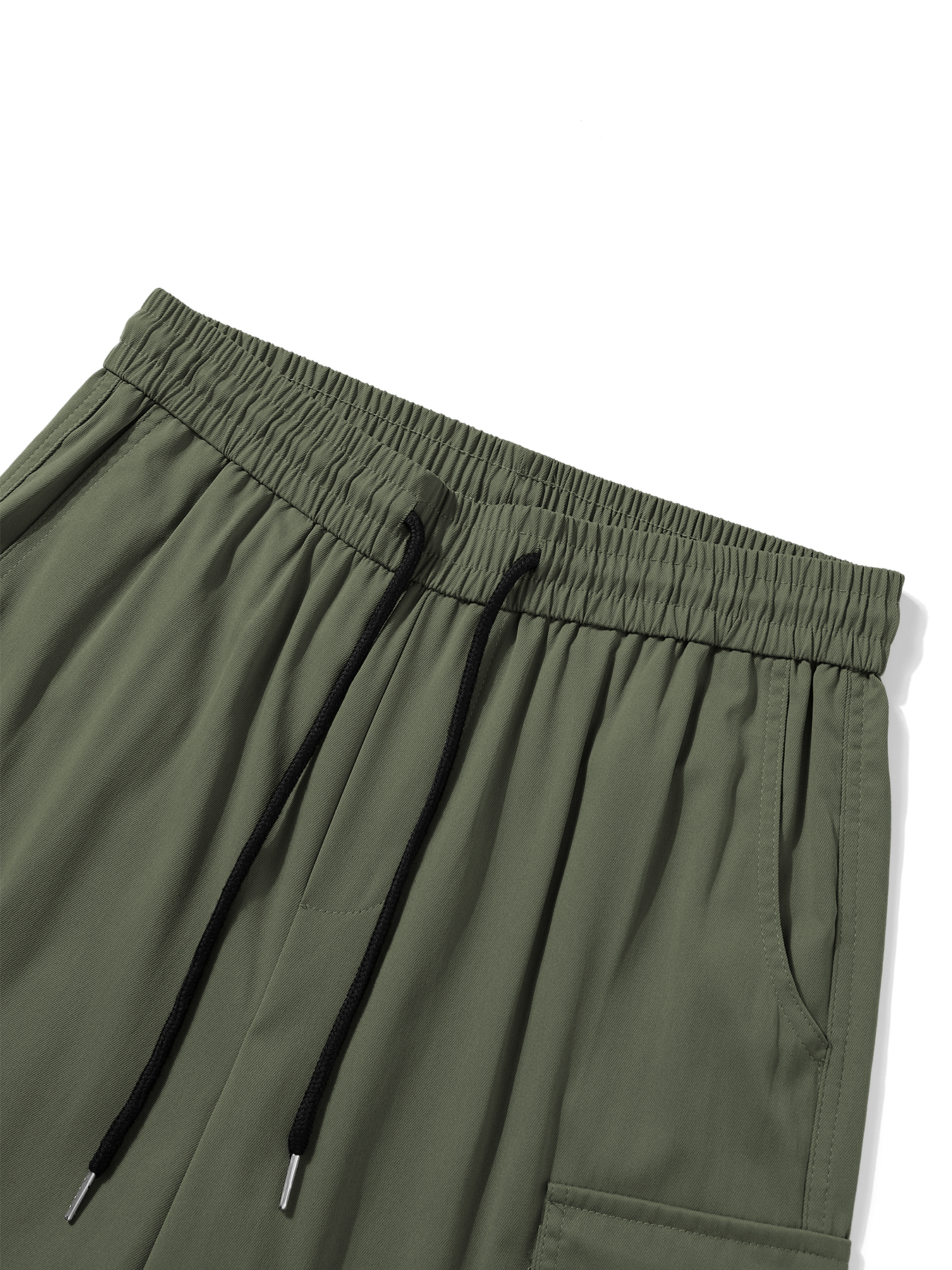 Pantalones cortos casuales TECCULI Manfinity Dauomo para hombre, con cintura con cordón ajustable y bolsillos cargo, para la vuelta al cole