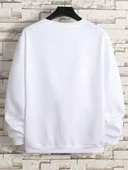 Sudadera térmica con forro y estampado de letras para hombre Manfinity Dauomo