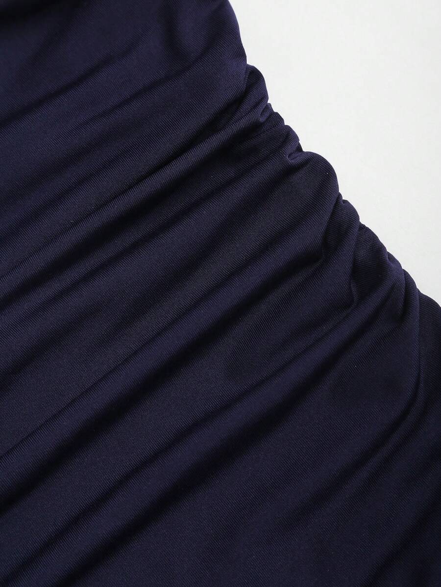 Sweetra - Nuevo collar colgante en espiral dorado con diseño de joyería, minivestido escalonado adelgazante con cintura para mujer