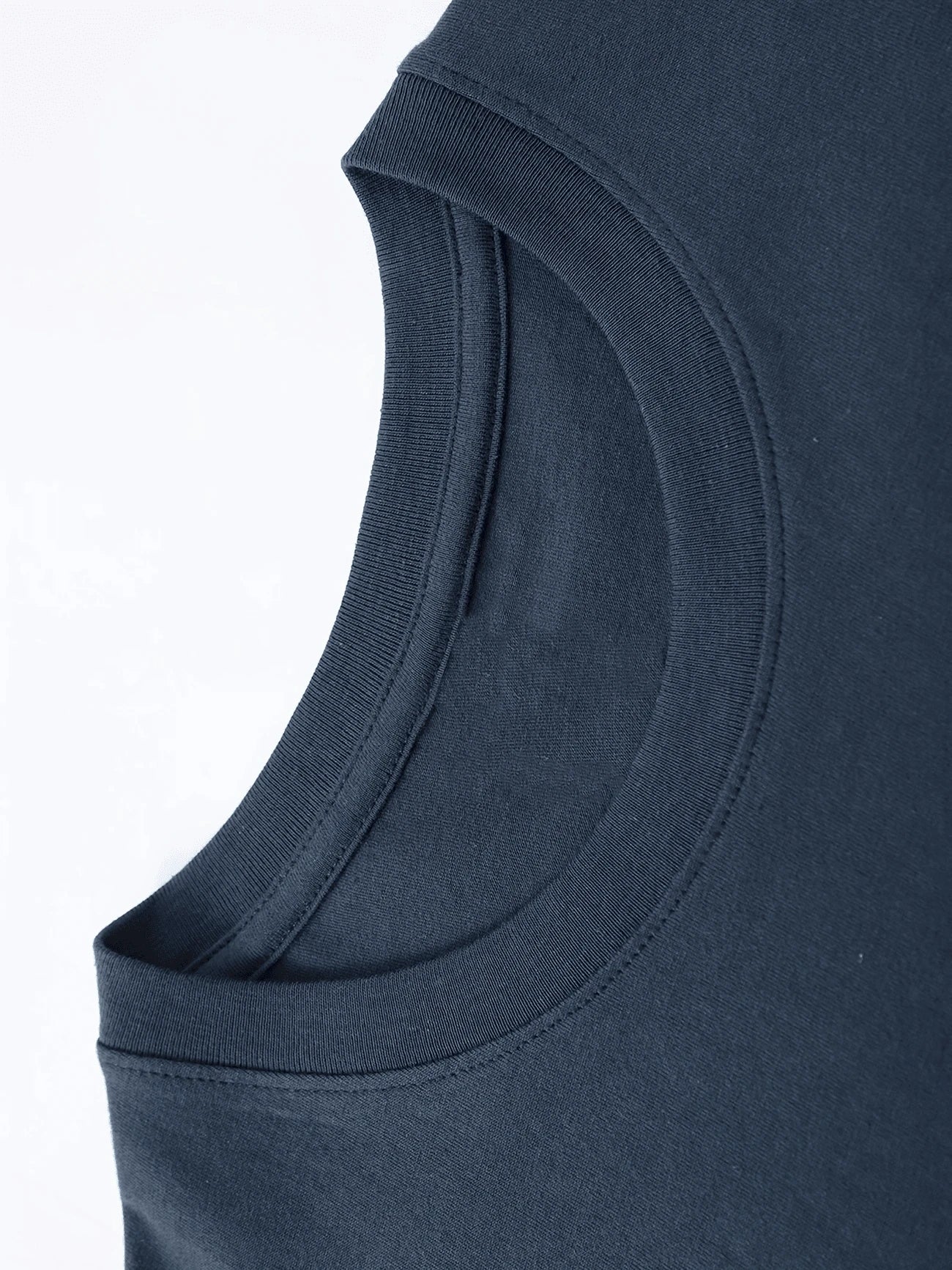 Camiseta de algodón para hombre con estampado "Dios abrirá la puerta" - Azul marino, cuello redondo informal, manga corta, versión holgada, ideal para viajes y uso casual, cómoda y moderna para el día a día.